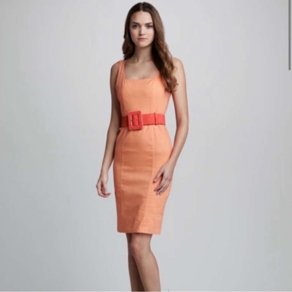 Alice+Olivia Blair Belted Midi Dress